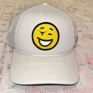New Era smiley face Texas Longhorn hat
